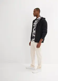 Regular fit chino met linnen, straight, bonprix