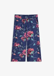 Culotte pyjamabroek met steekzakken en viscose, bonprix