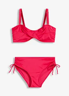 Balconette bikini (2-dlg. set) van glanzend materiaal, bonprix