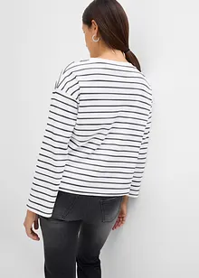 Gestreept shirt van puur biologisch katoen, bonprix