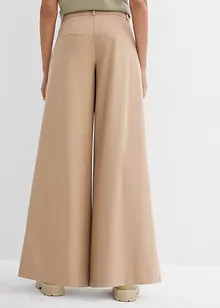 Bandplooibroek met hoge band van viscose-mix, bonprix