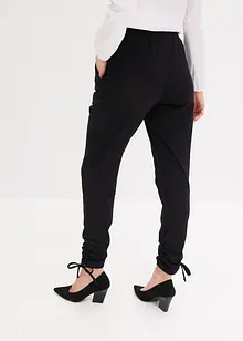 Jersey broek met rijgkoordjes, bonprix