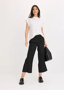 Culotte met krijtstrepen, bonprix
