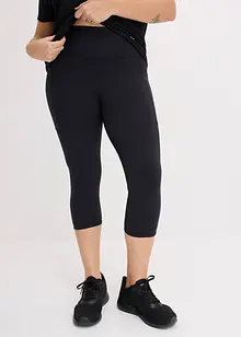 Comfortabele capri legging met smartphone zakje, sneldrogend, bonprix