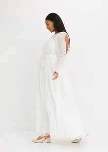 Trouwjurk van chiffon met kant, bonprix