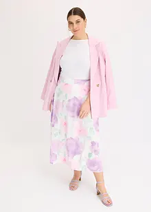 Gedessineerde maxi rok met comfortabele band, bonprix