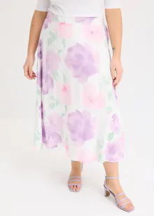Gedessineerde maxi rok met comfortabele band, bonprix