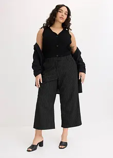 Culotte met krijtstrepen, bonprix