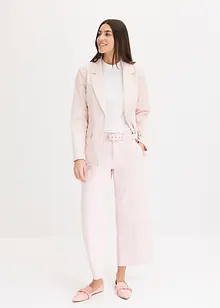 Stretch twill broek met riem, bonprix