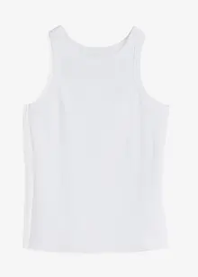 Geribde tanktop van biologisch katoen, bonprix