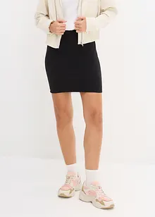 Stretch jersey rok met biologisch katoen (set van 2), bonprix