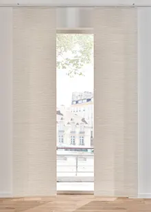 Transparant paneelgordijn in bamboe look (1 stuk), bonprix