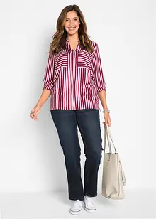 Straight jeans met mid waist, bonprix