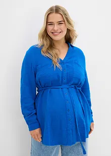 Zwangerschaps-/voedingsblouse van katoen mousseline, bonprix