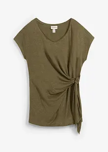 Wikkelshirt van puur linnen, bonprix