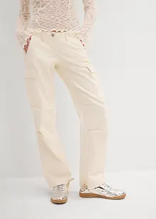 Cargo broek van puur katoen, bonprix