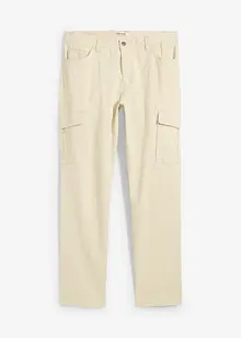 Slim fit stretch cargo broek, straight, bonprix