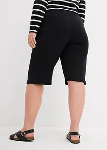 Sweatbermuda met turn-up, bonprix