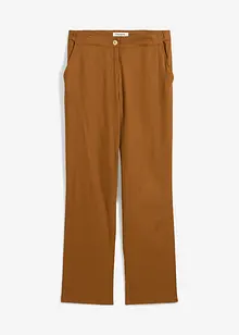 High waist linnen broek van een linnen-viscosemix, bonprix