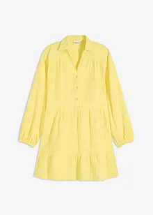 Korte strokenjurk van mousseline, bonprix