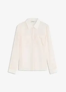 Transparante blouse met structuur, bonprix