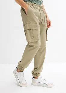 Loose fit cargo instapbroek, straight, bonprix