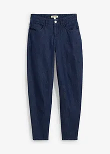 Barrel jeans mid waist, biologisch katoen, bonprix