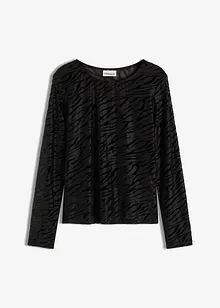 Longsleeve licht transparant, bonprix