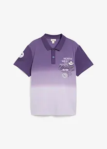 Poloshirt van katoen met kleurverloop en korte mouw, bonprix