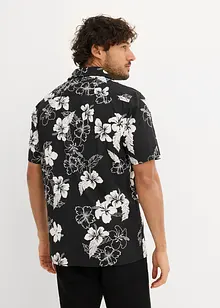 Overhemd met korte mouwen van viscose, bonprix