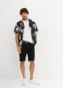 Overhemd met korte mouwen van viscose, bonprix