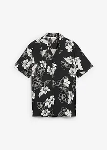 Overhemd met korte mouwen van viscose, bonprix