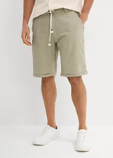 Regular fit bermuda van linnen, bonprix