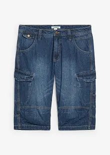 Lichte jeans cargo bermuda, relaxed fit, bonprix