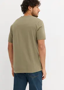 T-shirt (set van 2) van puur biologisch katoen, bonprix