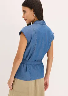 mouwloze blazer van lyocell, bonprix