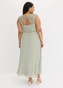 Maxi galajurk met kant, bonprix