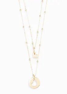 Kettingen set met zirkonia (2-dlg.), bonprix