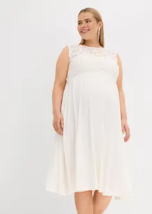 Jersey zwangerschapsjurk met kant, bonprix