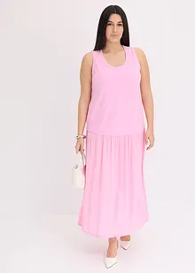 Maxi jurk met materiaalmix, bonprix