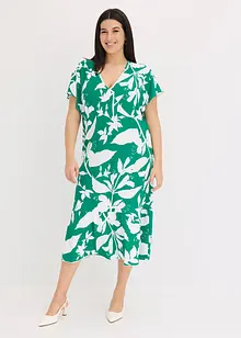 Midi jurk met kapmouwen, bonprix