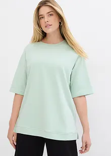 Oversized sweater met splitten opzij, bonprix