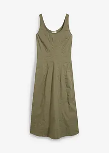 Midi jurk met verticale naden, bonprix