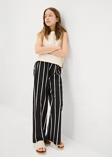 Jersey broek van robuust piqué, bonprix