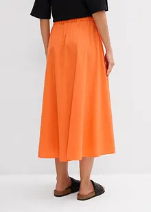 Midirok van een soepel vallende linnenmix, bonprix