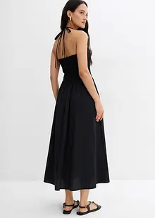 Maxi jurk in gesmokt inzetstuk, bonprix