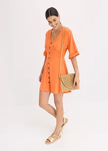 Getailleerde mini jurk, bonprix