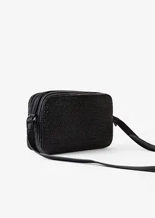 Schoudertas in stro-look, bonprix