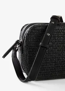 Schoudertas in stro-look, bonprix