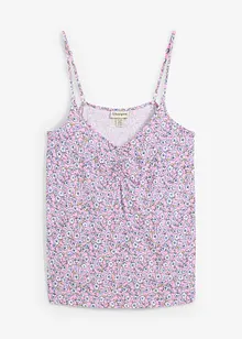 Gebloemde top van soepele viscose, bonprix